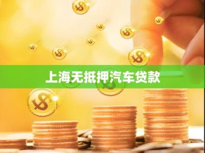 上海无抵押汽车贷款