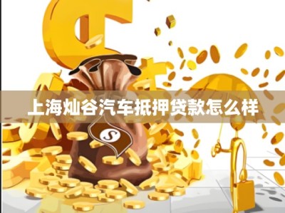 上海灿谷汽车抵押贷款怎么样
